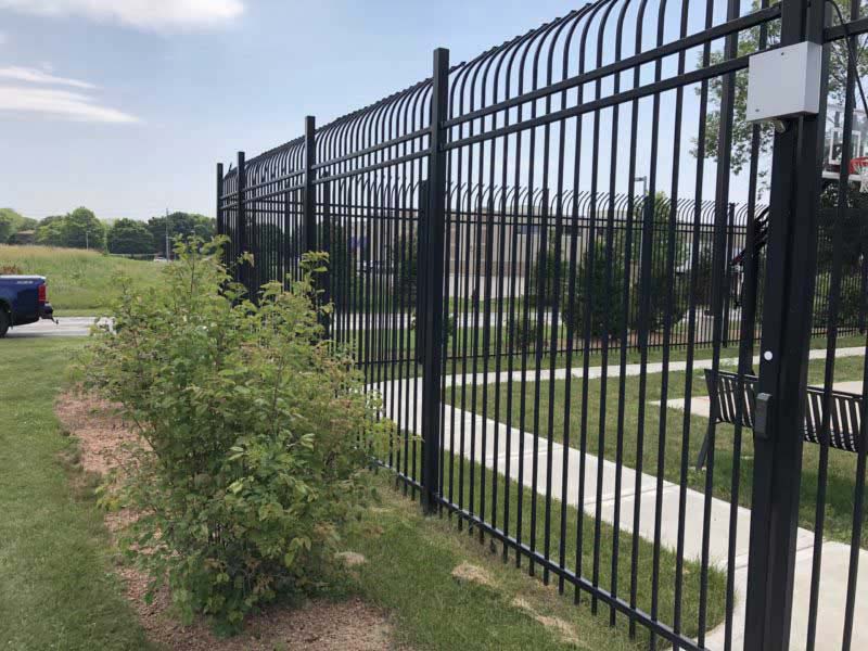 Decorative fencing with security feature