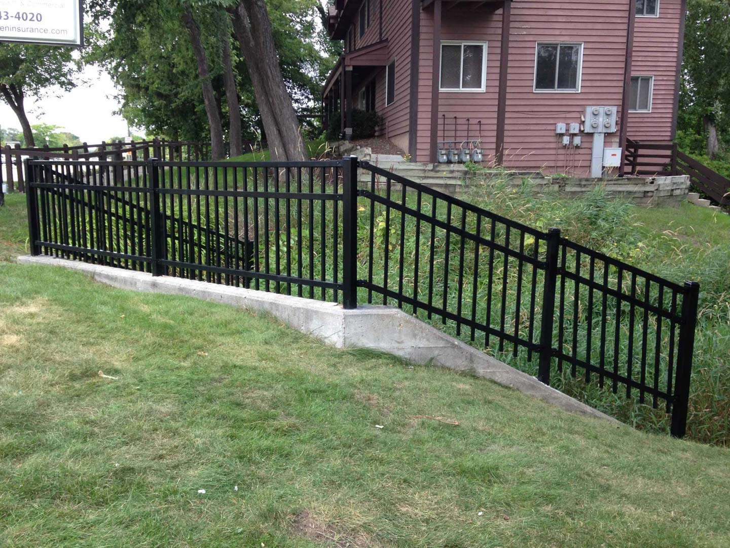 Decorative Fencing around culvert