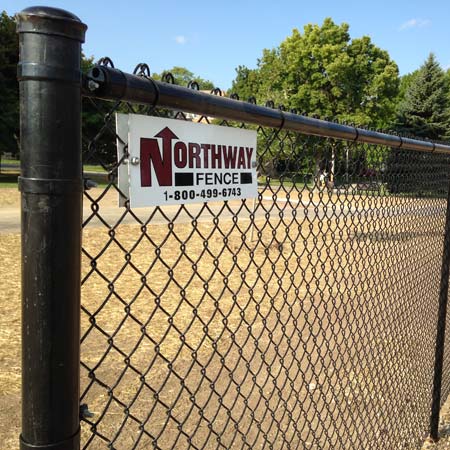 Chain link fencing by Northway Fence